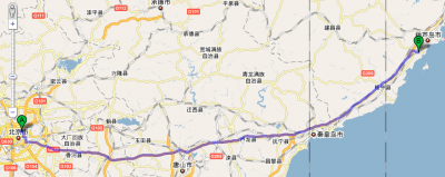 北京到兴城路线图